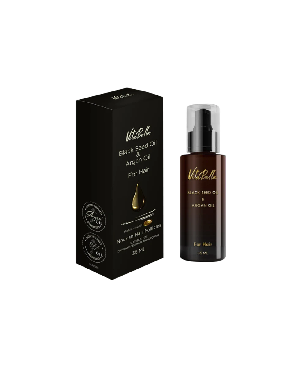 روغن مو سیاه دانه و آرگان - ویتابلا