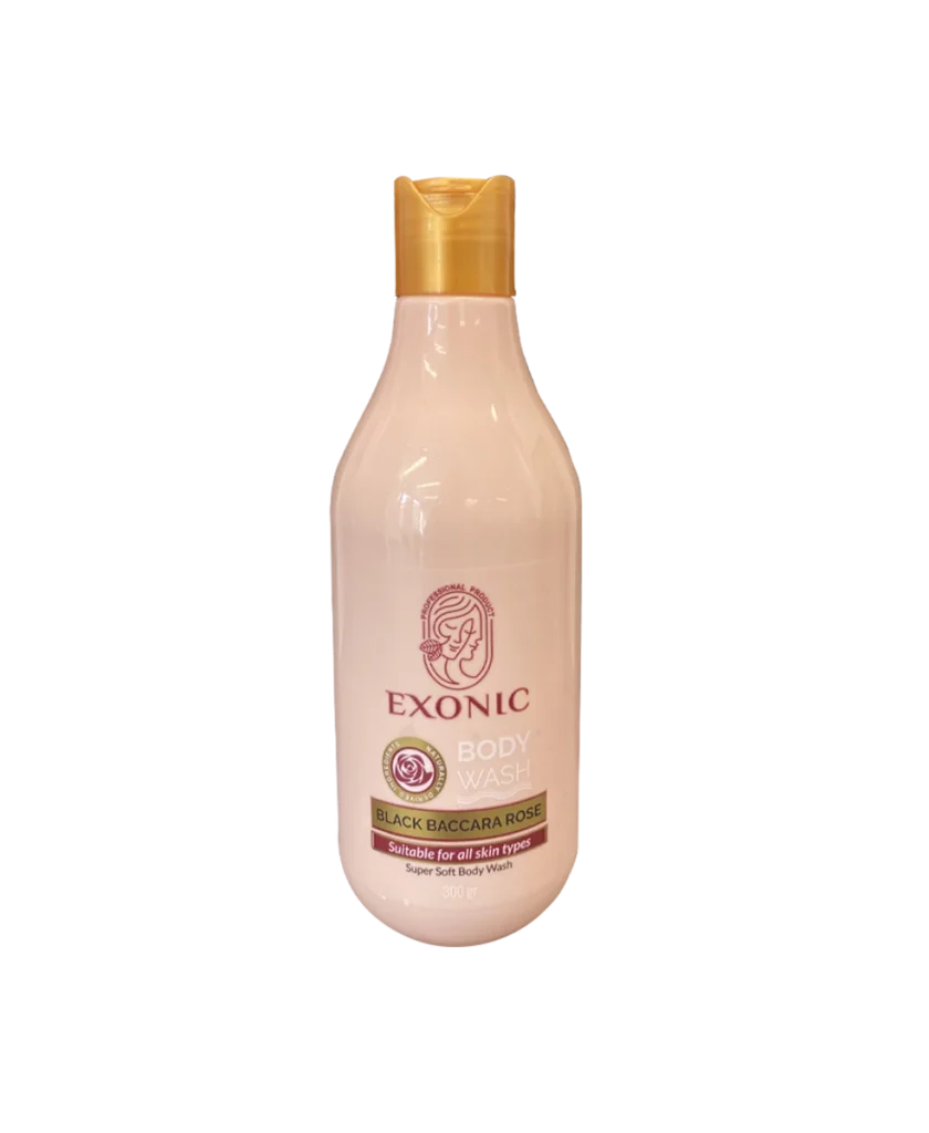 شامپو بدن عصاره رز بلک باکارا ۳۰۰ میل EXONIC